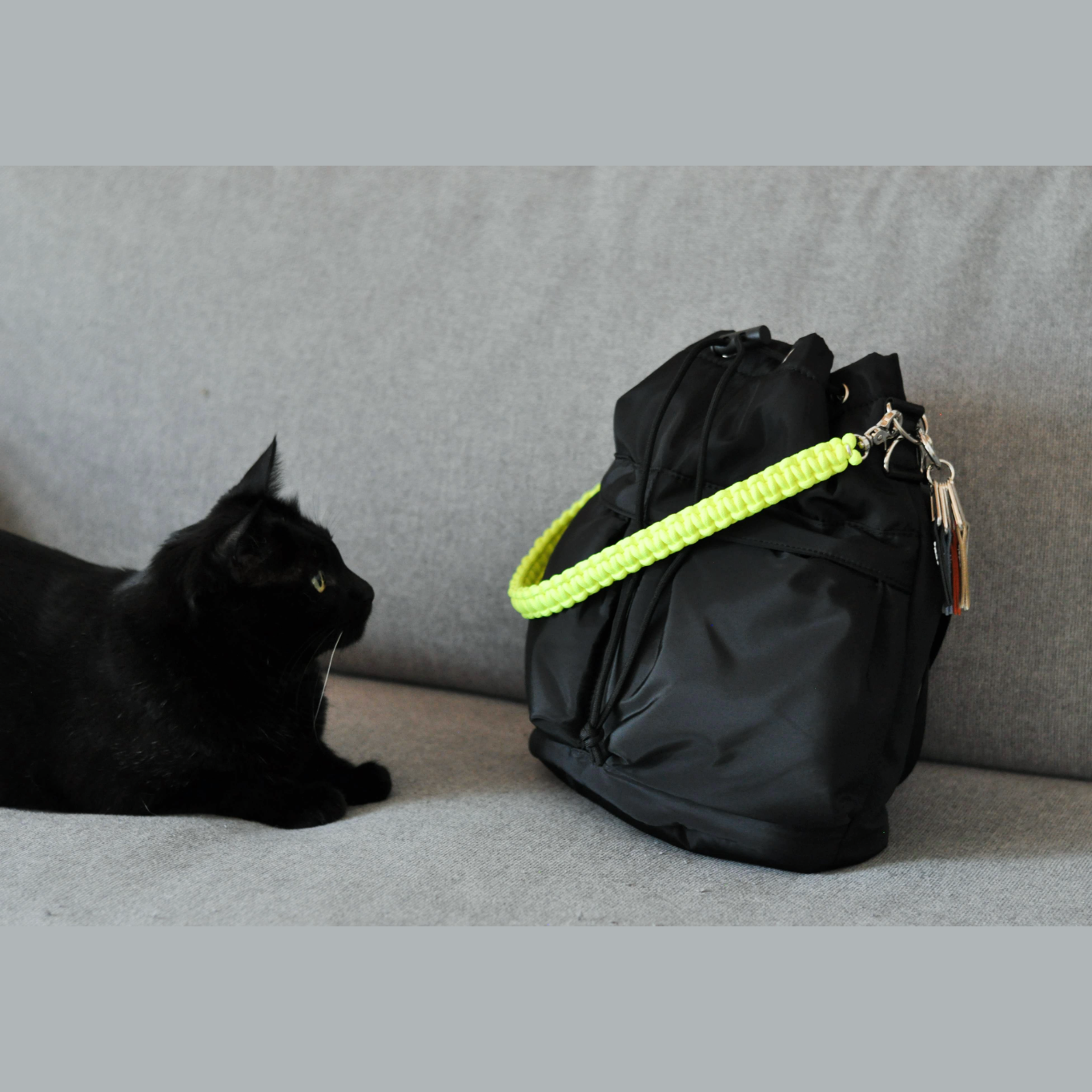 Cheek エコでおしゃれな2WAYバッグ kinchaku code tote BLACK – quote