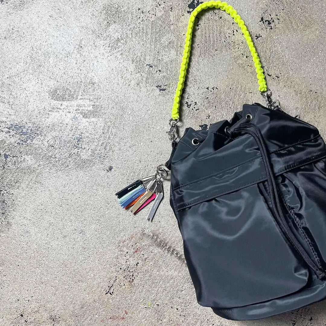 まっこ（感謝） Cheek エコでおしゃれな2WAYバッグ kinchaku code tote BLACK